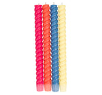 Load image into Gallery viewer, SPIRAL - Solid Mixed Set Warm Colours Eco Dinner Candles, 4 per pack - 6
