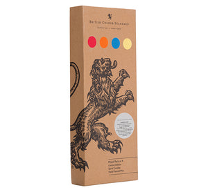 SPIRAL - Solid Mixed Set Warm Colours Eco Dinner Candles, 4 per pack - 6