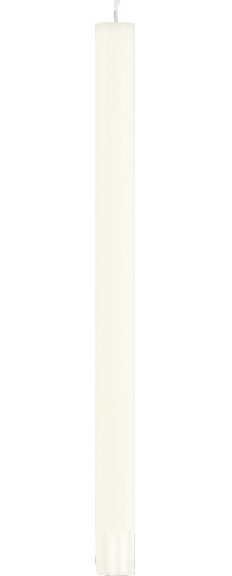Individual Pearl White Eco Dinner Candles