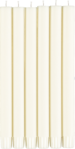 Load image into Gallery viewer, Individual Pearl White Eco Dinner Candles
