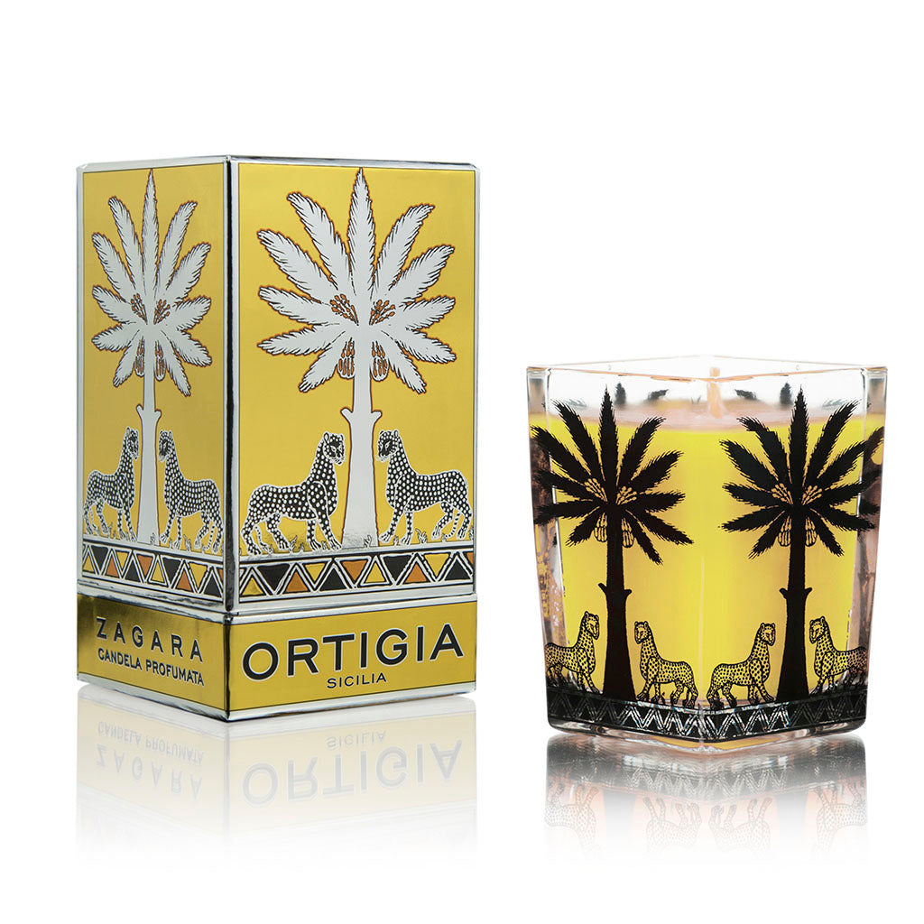Zagara Square Candle by Ortigia Sicilia