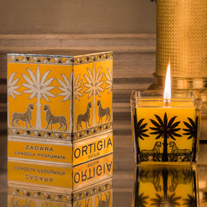 Zagara Square Candle by Ortigia Sicilia